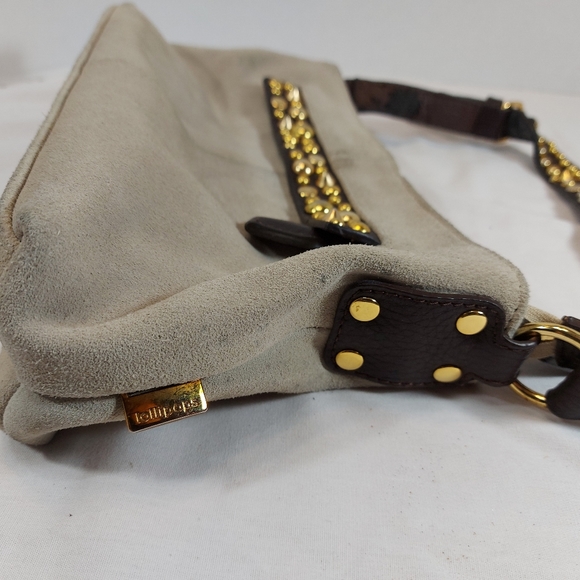 Lollipops Atelier Micro Suede Leather Hobo Purse Handbag - Picture 4 of 7